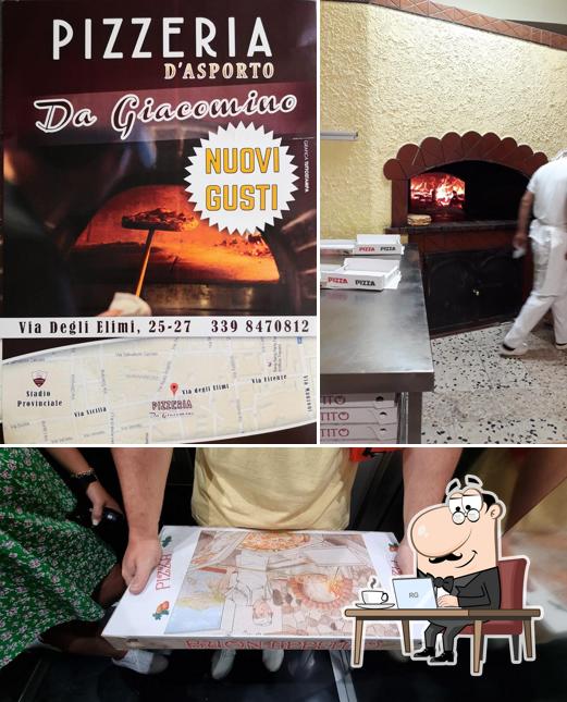 Gli interni di Pizzeria Da Giacomino