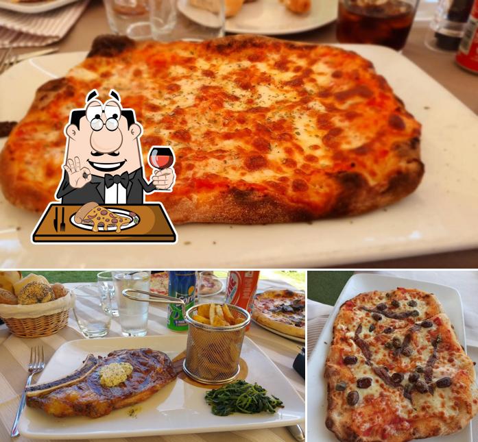 A Ristorante Casa dei Pescatori, puoi assaggiare una bella pizza