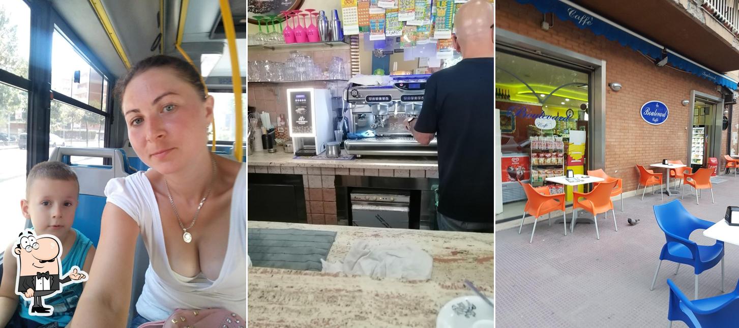 Gli interni di Boulevard Caffè