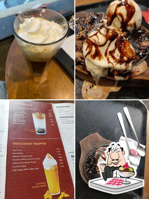 Don’t forget to try out a dessert at Café Coffee Day