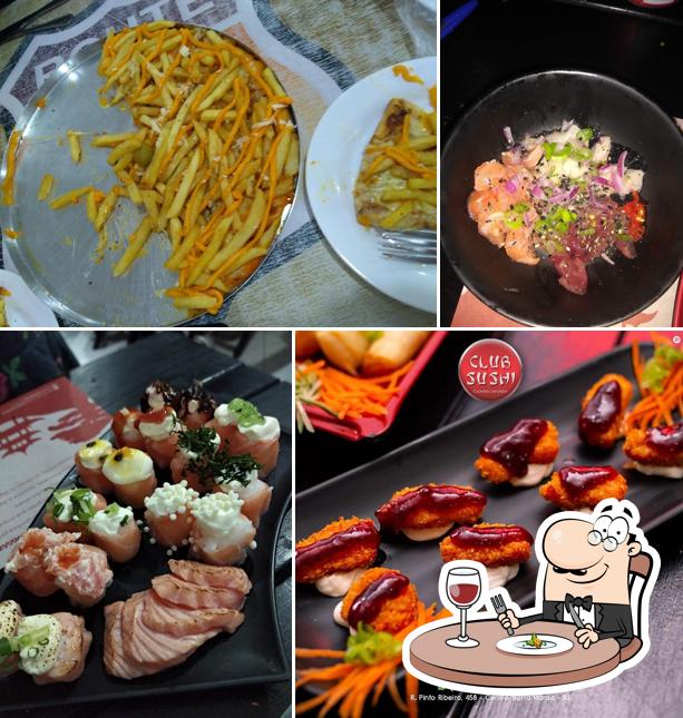 Comida em Club Sushi