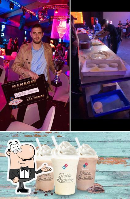 Voici l’image représentant la intérieur et dessert sur Domino's Pizza Mouscron