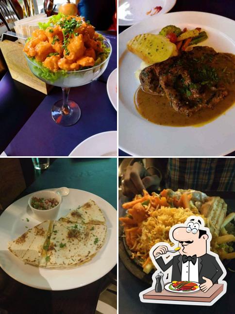 Food at Downtown Cafe