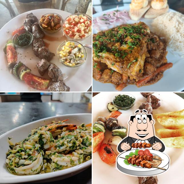 Food at Goa's Ark Restaurant