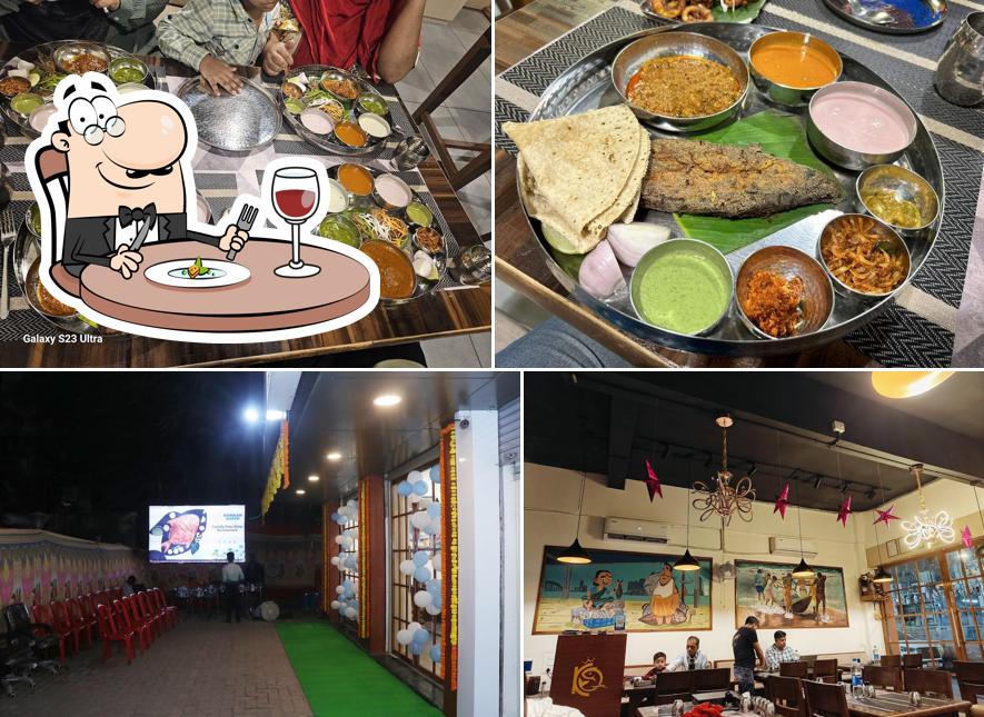 The restaurant's food and interior