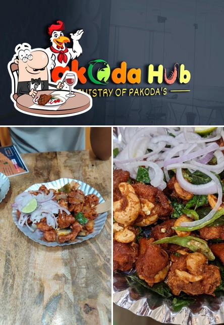 Pakoda Hub offers meat dishes