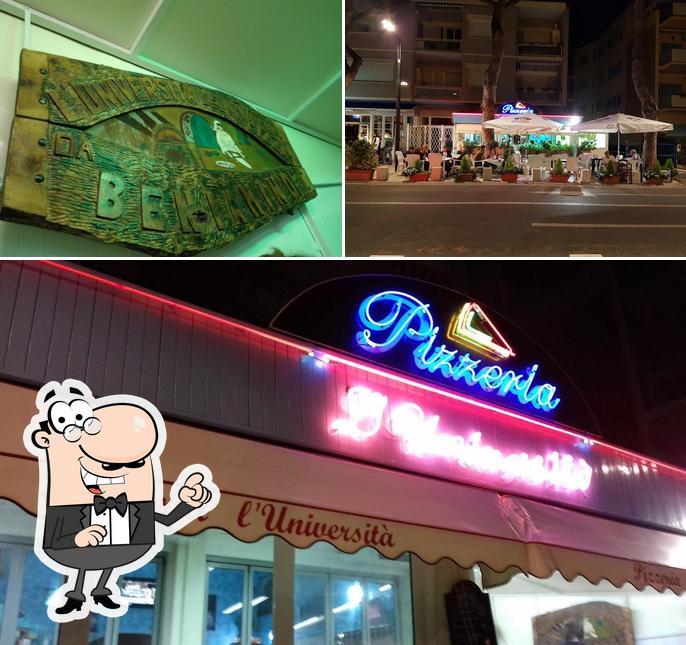 L'Universita della Pizza si caratterizza per la esterno e cibo