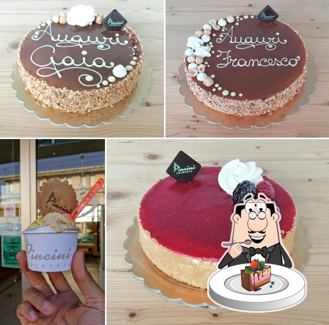 Torta al cioccolato al Cremeria Pincini