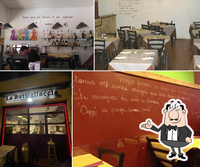 Gli interni di Ristorante Vineria La Bottigliaccia
