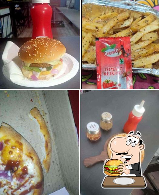 Hamburger at La Horno Pizza