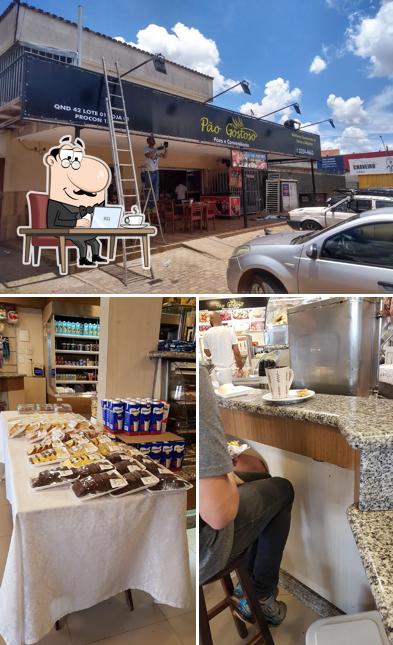 O interior do Pão Gostoso Pães e Conveniência - Taguatinga