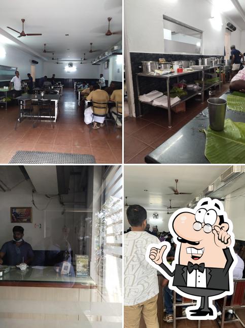 The interior of Prema Mess