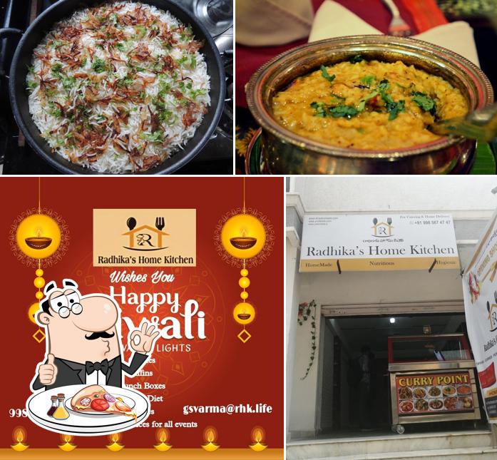 Order pizza at Radhika's Home Kitchen