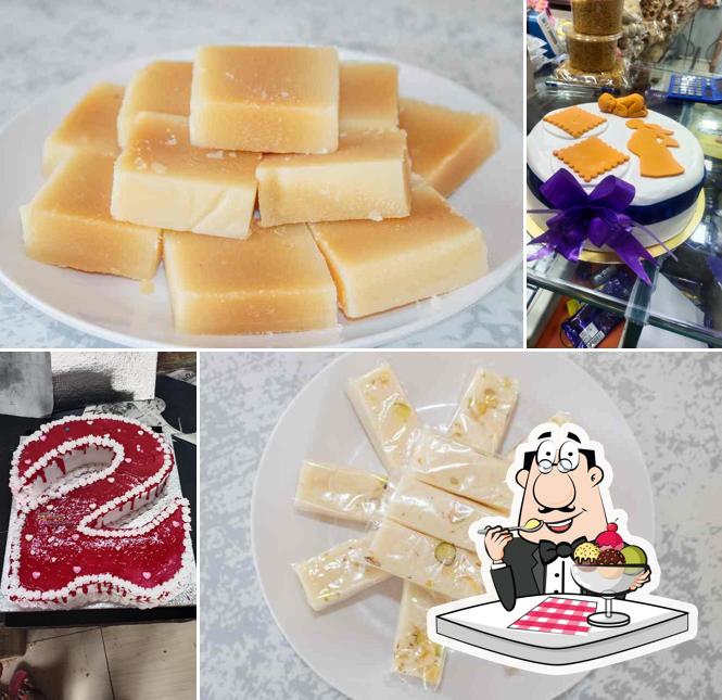 Sri Naveena Sweets and bakery provides a variety of sweet dishes