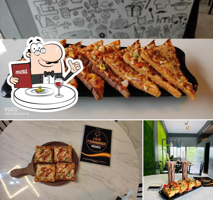 Food at The Paradise Cafe
