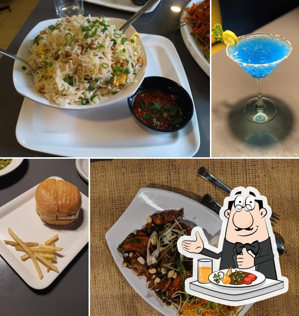 Food at The Hungerer's Talkies Filmy Cafe Restro