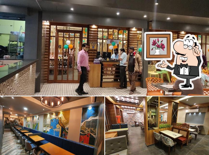 The interior of Vrindavan Pure Veg