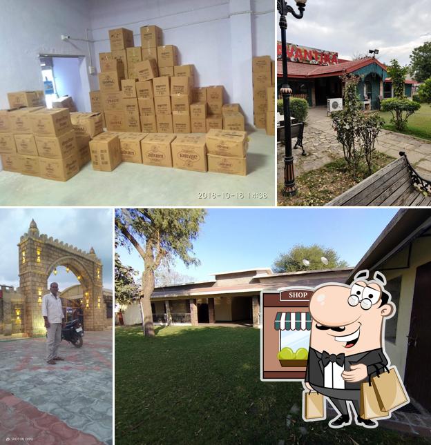 Enjoy the view at the outside area of Avantika Restaurant