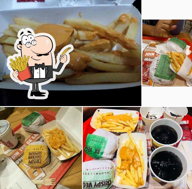 At Burger King you can try finger chips