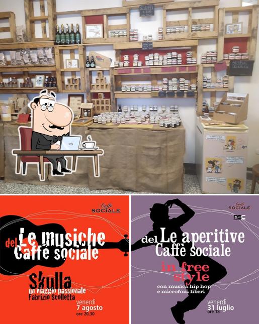 Dai un'occhiata agli interni di Caffè Sociale