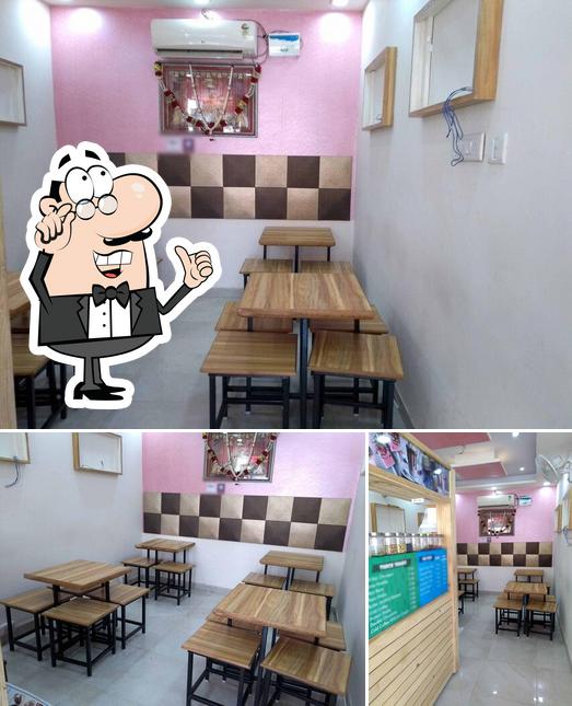 The interior of Hariom foods & shakes