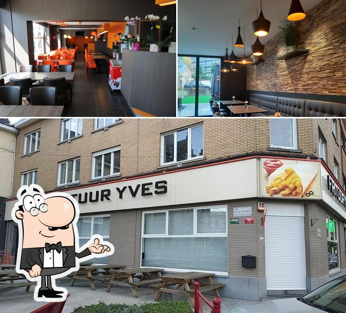 L'intérieur de Frituur Yves