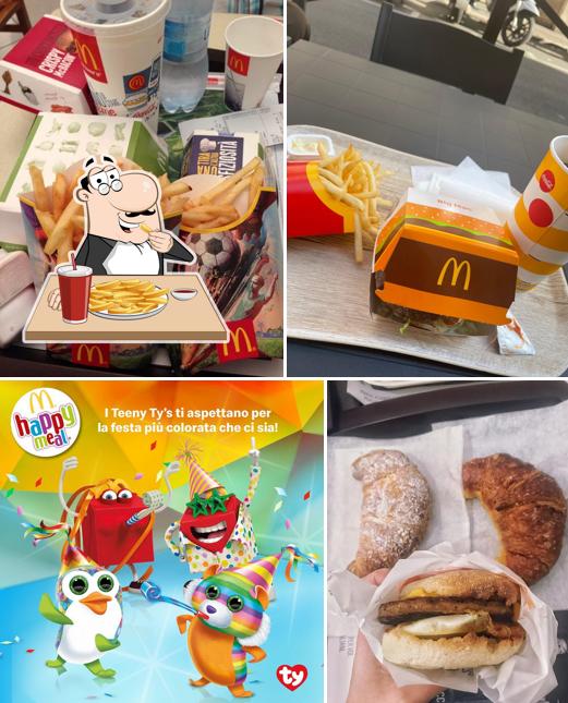 Ordina un piatto di patatine a McDonald’s Roma Via Nazionale