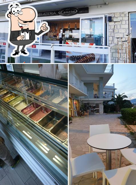 Gli interni di Gelateria Del Conero