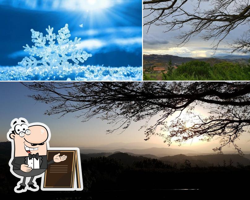 Goditi la vista dall'area esterna di La Pignata 2.Zero