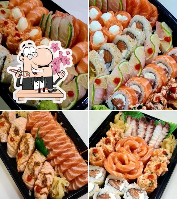 Experimente diversas opções de sushi