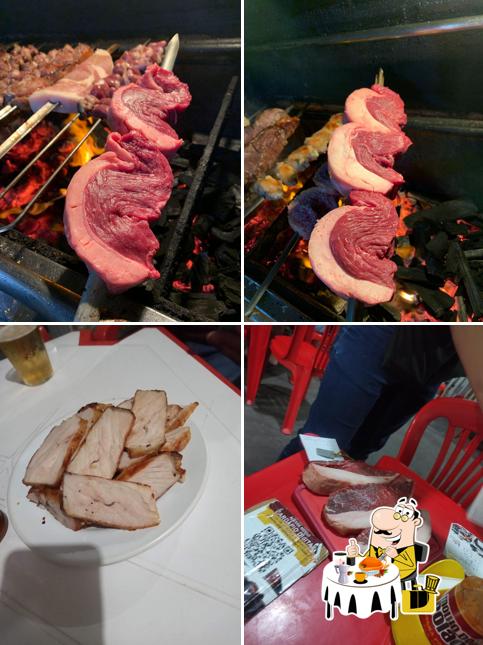 Comida em Churrascaria do Adel