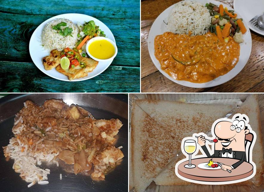 Food at Basil Cafe