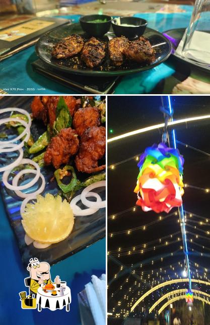 Food at Bluemoon Cine Restaurant