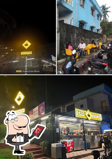 Check out how Chai station looks outside
