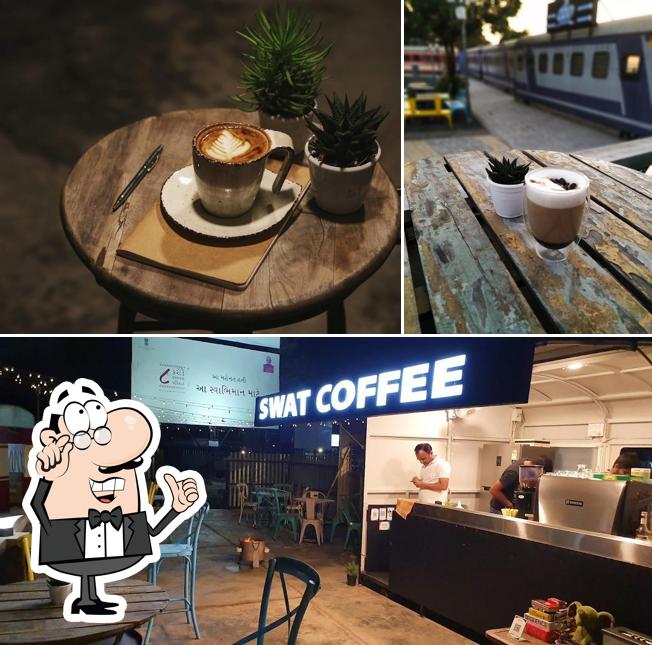 The interior of SWAT Coffee