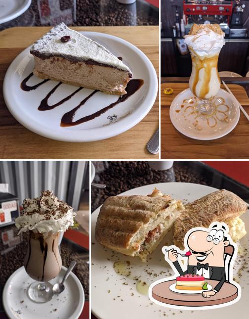 Florentina Café serve uma gama de pratos doces