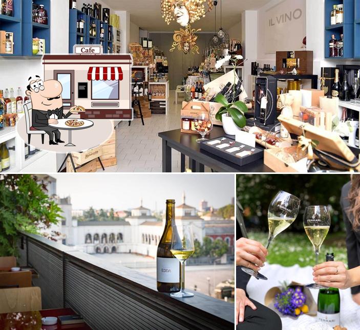 Questa è la foto che raffigura la esterno e interni di Il Vino Manduria - Enoteca