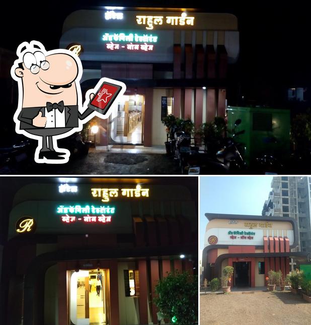 The exterior of Hotel Rahul Garden