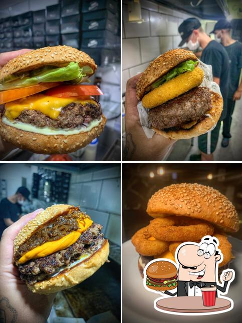 Experimente um hambúrguer no Rizzard