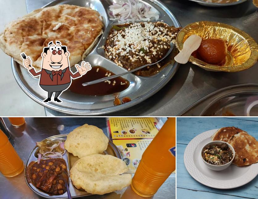 Chole bhature at Sabri Bhatura Shop