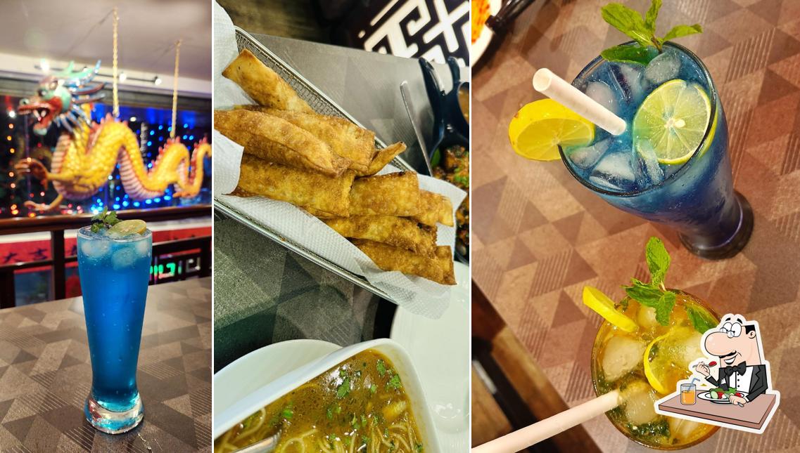 Food at THE DRAGON Chinese Restaurant