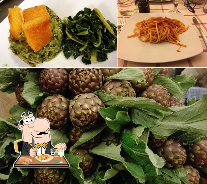 Cibo al Trattoria "Al Camoscio D'Abruzzo"