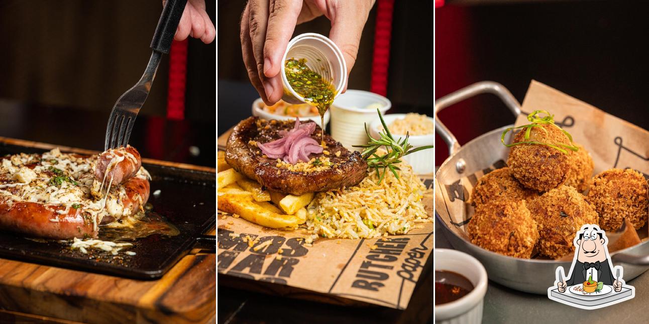 Platos en Turi Steak House