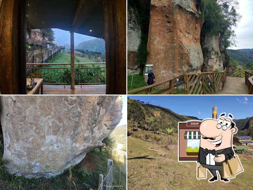 Desfrute da vista da área externa do Inscrições Rupestres- Urubici