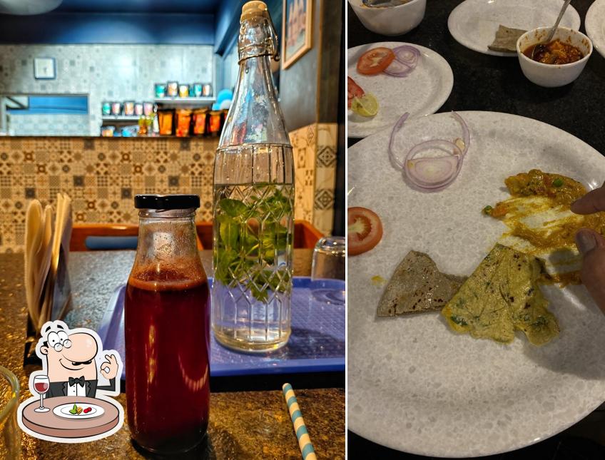 Meals at Blue Dot Restaurant