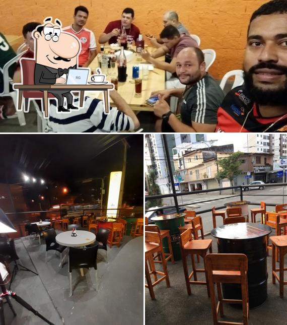 Veja imagens do interior do Container Grill