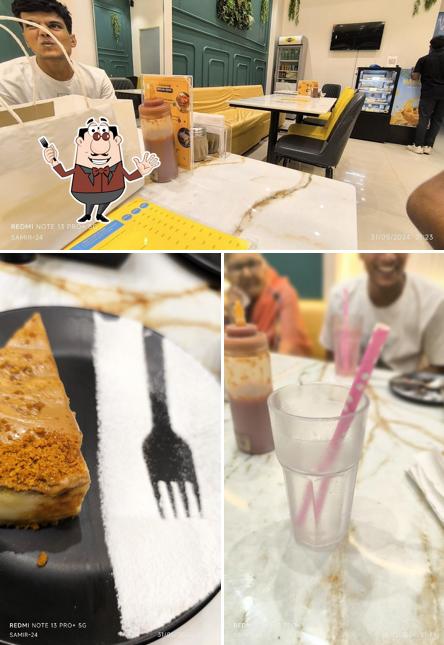 Food at Crazy Cheesy Cafe