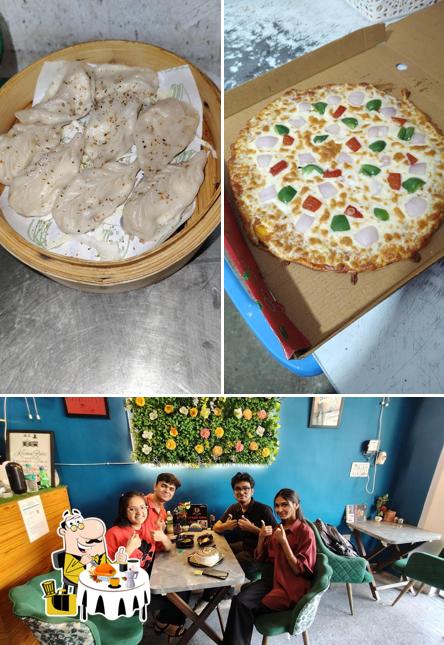 Among different things one can find food and interior at Dream cafe & restaurant