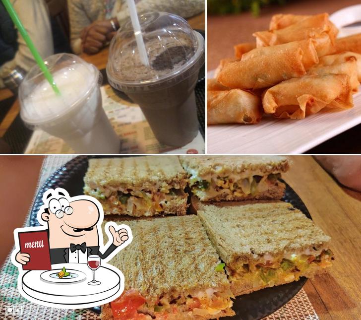 Food at Enjoy Pizza Plus