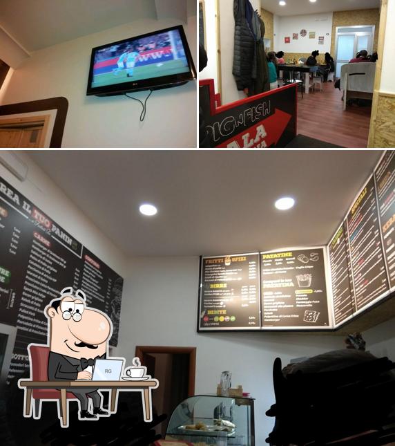Gli interni di Pig'n'Fish
